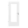 Frontansicht von Typ 43-LA Uni Grau Lamikor Innentür - Kilsgaard