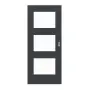 Frontansicht von Schiebetür Anthrazit RAL 7016 Lack LA 11 ProLine - Hörmann
