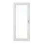 Frontansicht von HÖRMANN Schiebetür Eiche Weiß Duradecor ProLine mit Lichtausschnitt LA 27