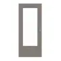 Frontansicht von Schiebetür Taupe RAL 7048 Lack DIN-LA ProLine - Hörmann