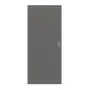Frontansicht von HÖRMANN Schiebetür Staubgrau RAL 7037 Duradecor ProLine