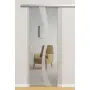 Bild von Bergamo Mattierung Schiebetür Ganzglas mit Motiv matt - Erkelenz