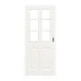 Frontansicht von Carolina 2 LA 1 Sprosse 1/3 ClassicLine Weißlack Schiebetür - Hörmann