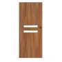 Frontansicht von CLASSEN Schiebetür Century M2 Akazie ST Primo mit Lichtausschnitt
