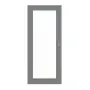Frontansicht von Schiebetür Ultramatt Staubgrau LA 27 ProLine - Hörmann