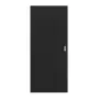 Frontansicht von HÖRMANN Schiebetür Leinen Schwarz Proline Concepto