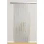 Bild von Curves Mattierung Schiebetür Ganzglas mit Motiv klar - Erkelenz