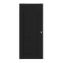 Frontansicht von CLASSEN Schiebetür Frame 5.9 Uni Schwarz Dekorfolie