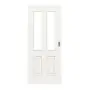 Frontansicht von Georgia 4 LA ClassicLine Weißlack Schiebetür - Hörmann