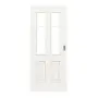 Frontansicht von Georgia 4 LA Sprosse 1/3 ClassicLine Weißlack Schiebetür - Hörmann