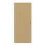 Frontansicht von HÖRMANN Schiebetür Limba Matt Echtholzfurnier 