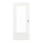 Frontansicht von GARANT Schiebetür Authentic Bianco CePaL mit Lichtausschnitt LA-DIN