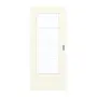 Frontansicht von GARANT Schiebetür 9417-60 Snow White CePaL mit Lichtausschnitt LA-DIN Sprosse SP10