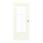 Frontansicht von GARANT Schiebetür 9417-60 Snow White CePaL mit Lichtausschnitt LA-DIN Sprosse SP4