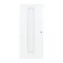 Frontansicht von CLASSEN Schiebetür Weiß Struktur CPL 4.11 mit Lichtausschnitt 