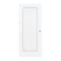 Frontansicht von CLASSEN Schiebetür Weiß Struktur CPL 4.7 mit Lichtausschnitt 
