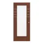 Frontansicht von Schiebetür Italienische Walnuss CPL 4.9 - Classen