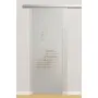 Bild von Morse Mattierung Schiebetür Ganzglas mit Motiv klar - Erkelenz