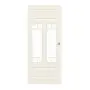 Frontansicht von Provence Typ 4004-Q-2LA Sprosse 13 Weißlack Schiebetür - Westag