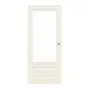 Frontansicht von Provence Typ 4004-Q-LA Weißlack Schiebetür - Westag