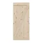 Frontansicht von Loft Rustic Z Kiefer Massivholz Schiebetür - Radex