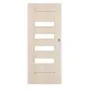 Frontansicht von CLASSEN Schiebetür Tetyda M2 Akazie hell CPL mit Lichtausschnitt