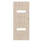 Frontansicht von CLASSEN Schiebetür Tetyda M4 Eiche Sonoma 3D Look mit Lichtausschnitt
