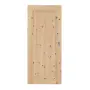 Frontansicht von Schiebetür TM-1 Kiefer astig Massivholz