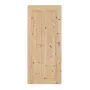 Frontansicht von Schiebetür TM-10 Kiefer astig Massivholz