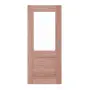 Frontansicht von Schiebetür TM-16 Lärche Massivholz