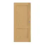 Frontansicht von Schiebetür TM-2 Eiche astarm Massivholz