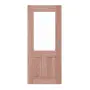 Frontansicht von Schiebetür TM-21 Lärche Massivholz