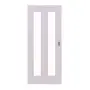 Frontansicht von Schiebetür TM-39 Fichte astarm weiß Massivholz