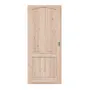 Frontansicht von Typ 02-02-B Fichte Massivholz Schiebetür - Kilsgaard