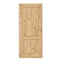 Frontansicht von Typ 02-02 Kiefer Massivholz Schiebetür - Kilsgaard