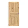 Frontansicht von Typ 02-05 Kiefer Massivholz Schiebetür - Kilsgaard