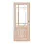 Frontansicht von Typ 02-SF 9 Fichte Massivholz Schiebetür - Kilsgaard