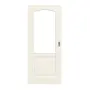 Frontansicht von Typ 20-LA-B Weißlack Schiebetür - Kilsgaard