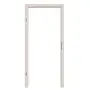 Frontansicht der Zarge Profil B von Innentür-Set TM-16 Fichte astig weiß Massivholz mit Zarge und Drücker
