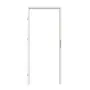 Frontansicht der Zarge von CLASSEN Innentür-Set Guard M1 Weiß CPL inkl. fester Stahlzarge