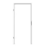 Frontansicht der Zarge von JELD-WEN Innentür-Set Samtesche Weiß Optima DuriTop CPL mit Zarge und Drücker