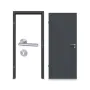 Komplettset-Ansicht von Innentür-Set 4.1 Graphit CPL mit Zarge und Drücker - Classen