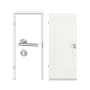 Komplettset-Ansicht von Innentür-Set 4.1 Weiß RAL 9016 CPL mit Zarge und Drücker - Classen