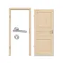 Komplettset-Ansicht von Innentür-Set Typ 6002-03 Fichte Massivholz mit Zarge und Drücker - Radex