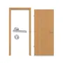 Komplettset-Ansicht von GARANT Zimmertür-Set Eiche Premium CPL mit Zarge und Drücker