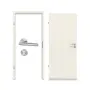 Komplettsetansicht von GARANT Zimmertür-Set Milano M3/2 Weißlack mit Zarge und Drücker