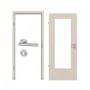 Komplettset-Ansicht von CLASSEN Innentür-Set Kaschmir CPL 4.3 mit Zarge und Drücker