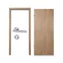 Komplettset-Ansicht von JELD-WEN Innentür-Set Raucheiche Optima DuriTop CPL mit Zarge und Drücker