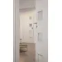 Detail-Milieuansicht von CLASSEN Innentür Modena 4 LA 3/4 Esche Weiß 3D Look mit Lichausschnitt