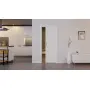 Front-Milieuansicht von der in der Wand laufenden Kontura 1 ClassicLine Weißlack Schiebetür - Hörmann